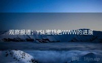 观察报道：YSL蜜桃色WWW的进展