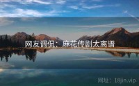 网友调侃：麻花传剧太离谱