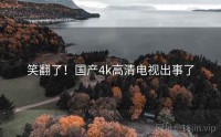 笑翻了！国产4k高清电视出事了